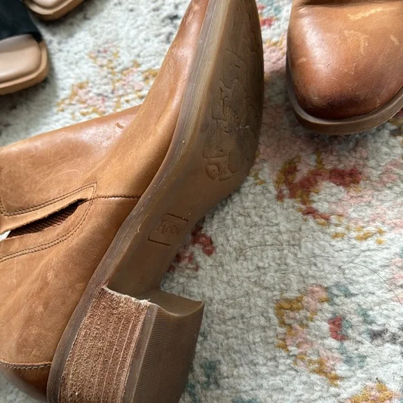 Kork-Ease Tan Ankle Boots - Picture 3 of 5